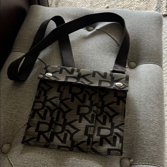DKNY Dark Chocolate Brown Crossbody Bag - Picture 1 of 8